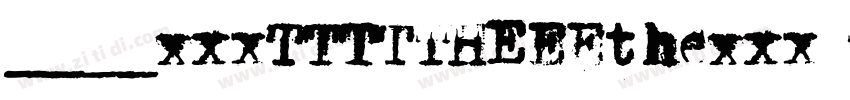Mystery Typewriter E字体转换 Mystery Typewriter E字体转换
